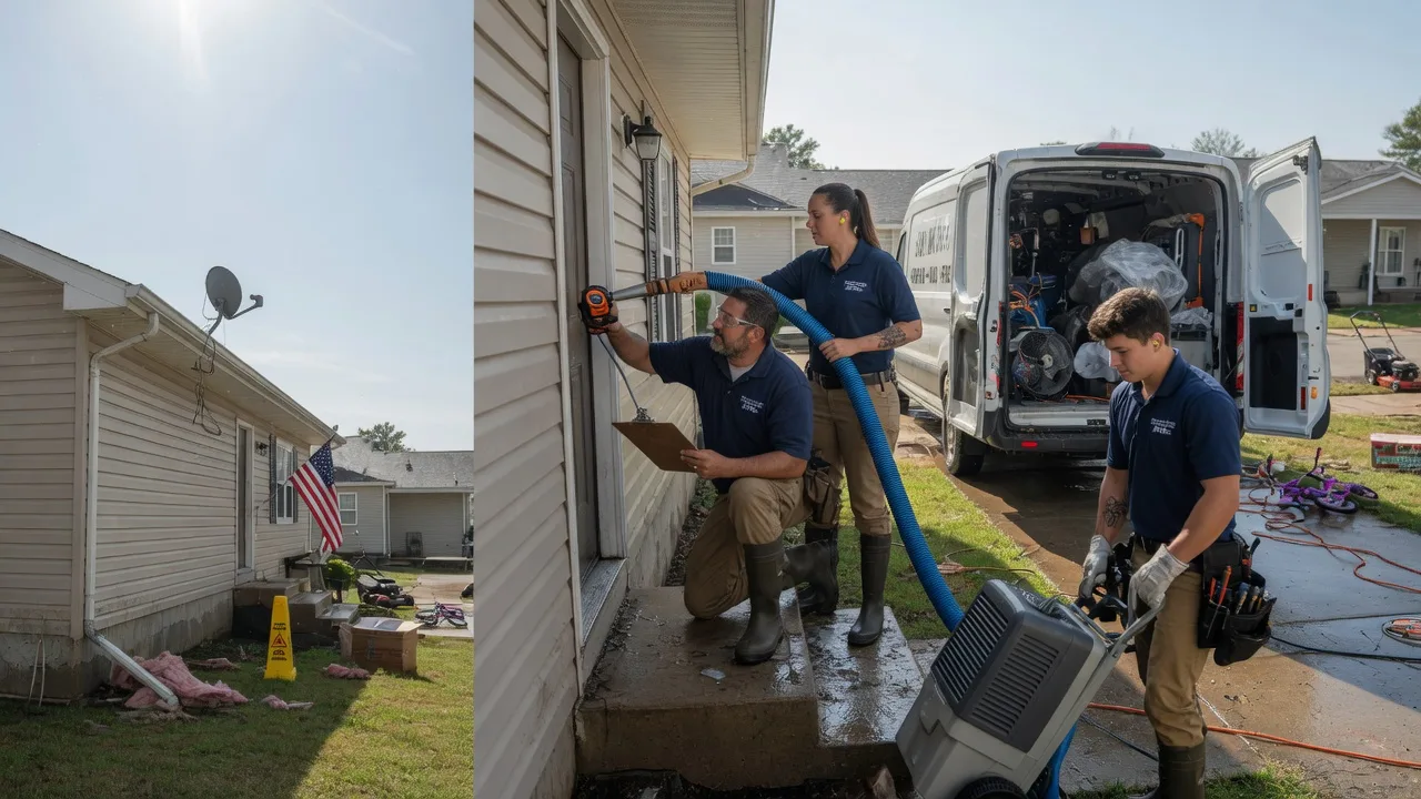 Ceiling Water Damage Restoration in Troy, OH near me